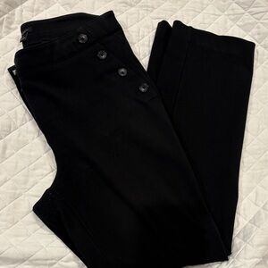 Ann Taylor Factory Black Straight Leg Pants, Women’s Size 10